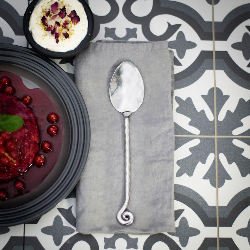 Culinary Concepts Hammered Shell Dessert Spoon