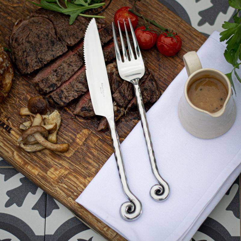 Culinary Concepts Hammered Shell Steak Knife