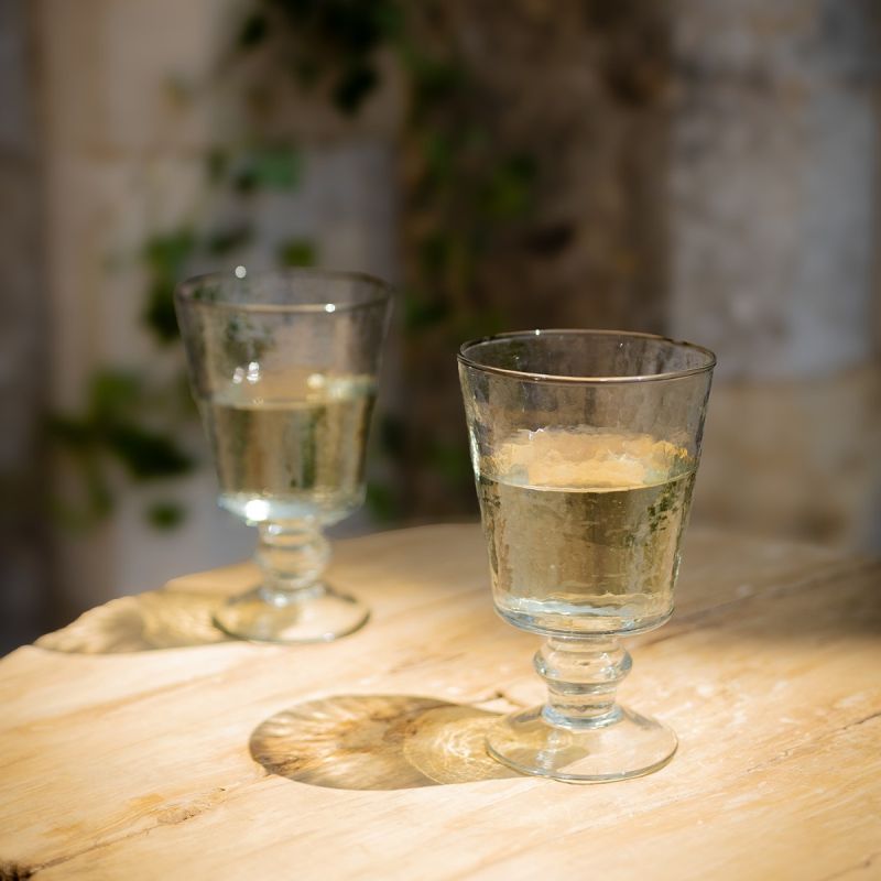 Culinary Concepts Hammered Wine Glass - Set Of Two