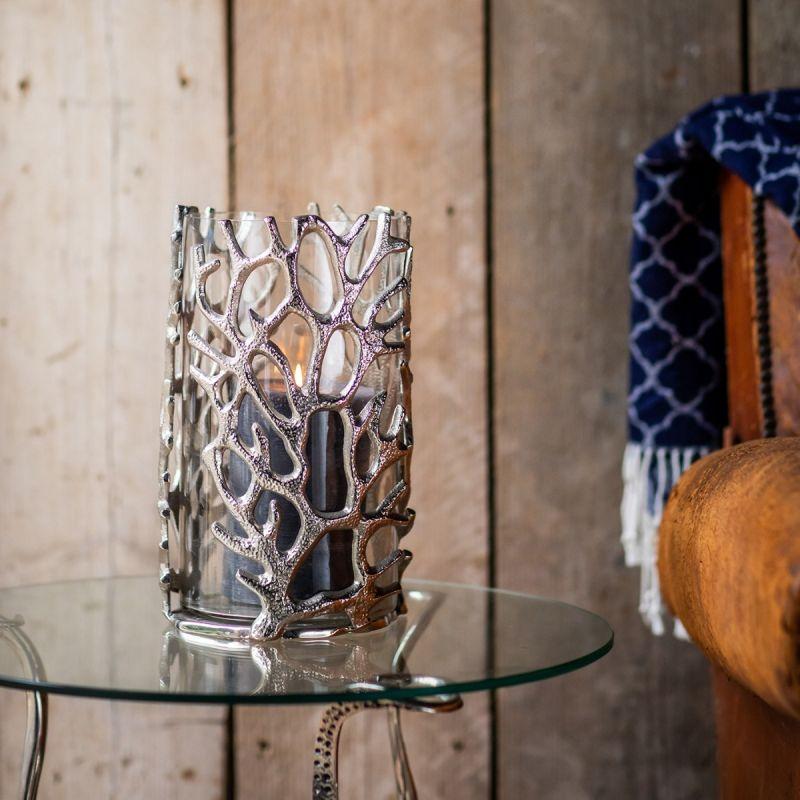 Culinary Concepts Large Coral Hurricane Lantern