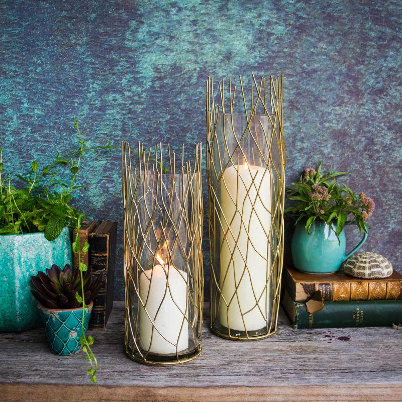 Culinary Concepts Large Gold Forest Tree Hurricane