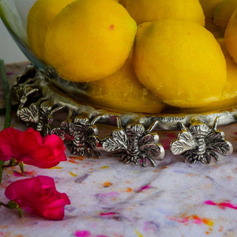 Culinary Concepts Large Silver Bee Stand Bowl