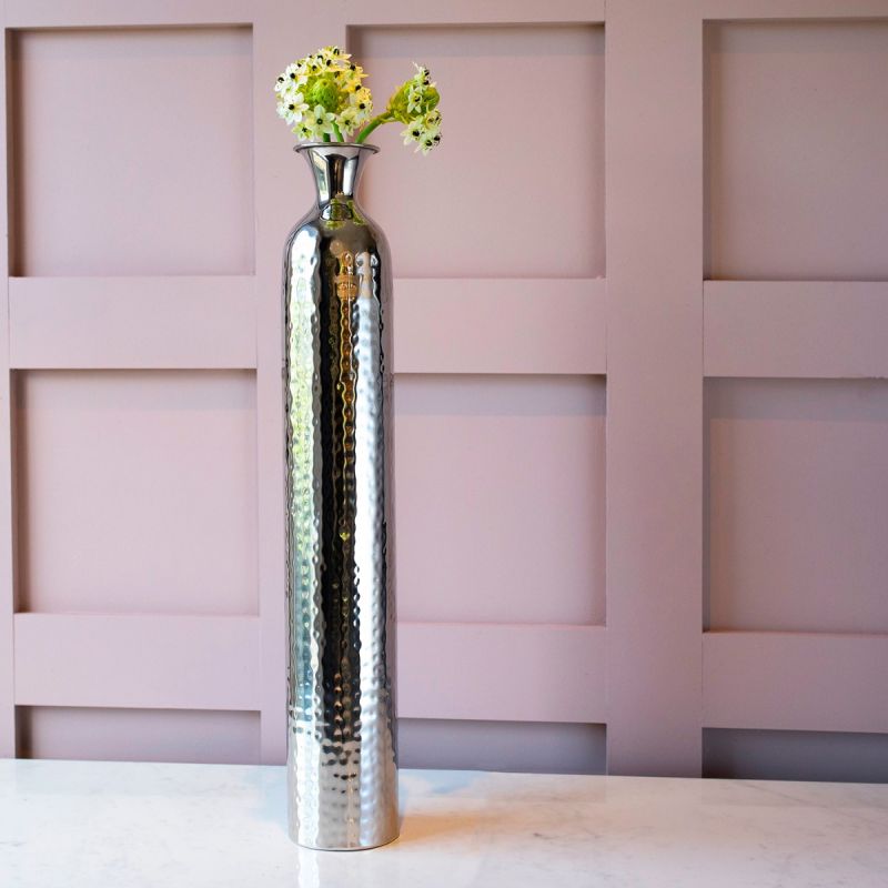 Culinary Concepts Large Silver Tulip Vase