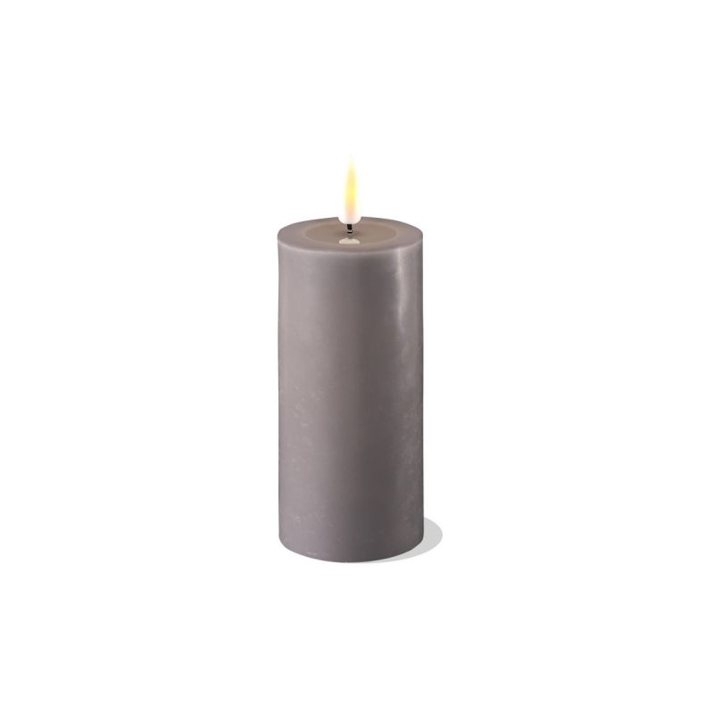 culinary concepts LED Candle - Grey - 10cm height