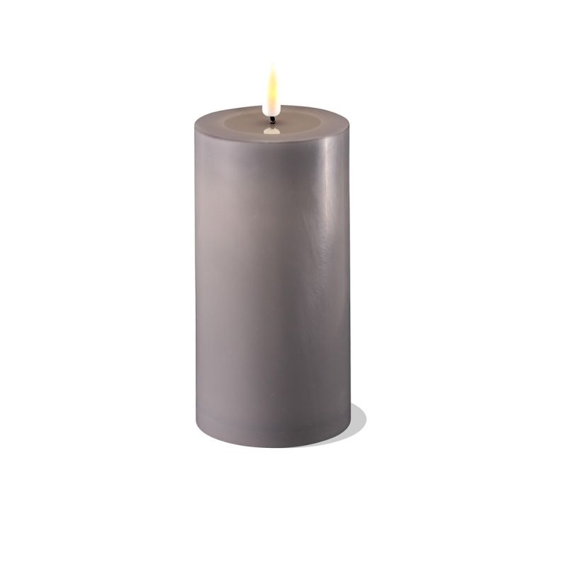 culinary concepts LED Candle - Grey - 15cm height