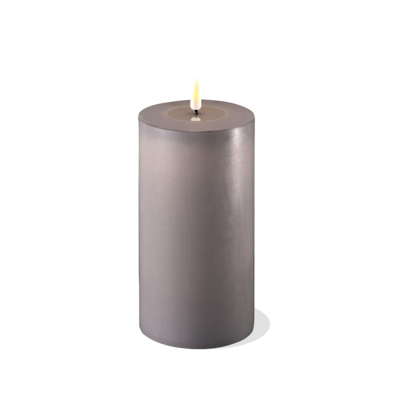 culinary concepts LED Candle - Grey - 20cm height