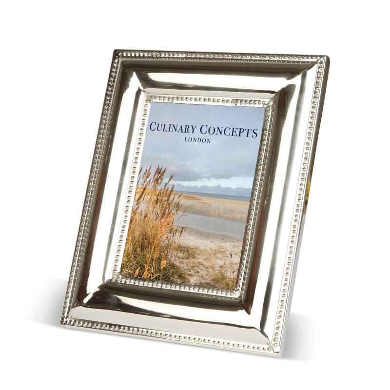 culinary concepts Medium Beaded Edge Photo Frame