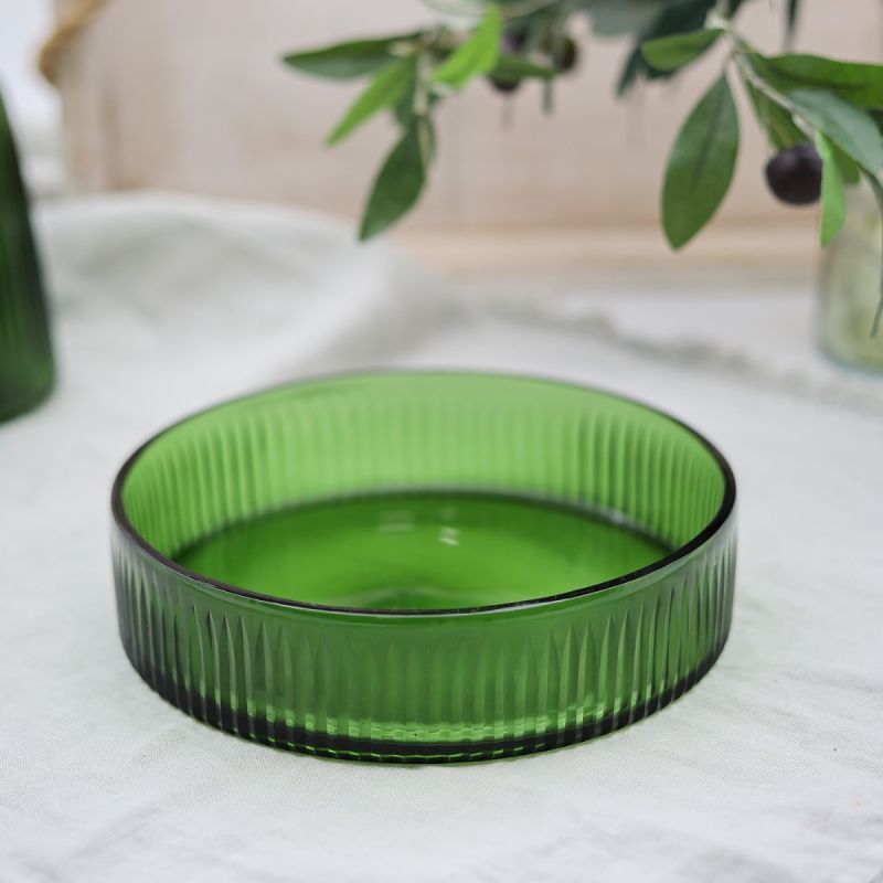 Culinary Concepts Medium Emerald Glass Tray