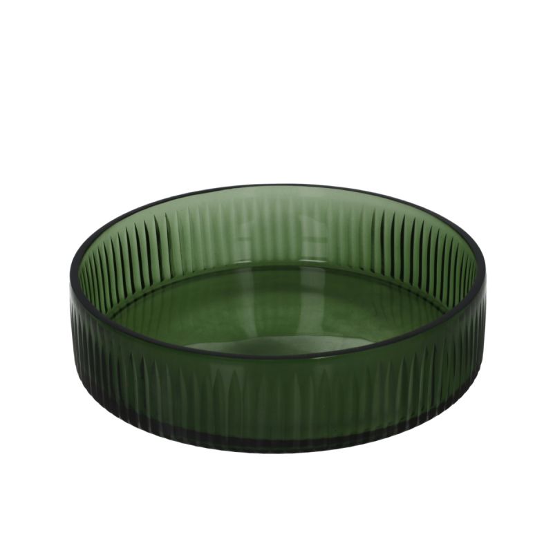 culinary concepts Medium Emerald Glass Tray