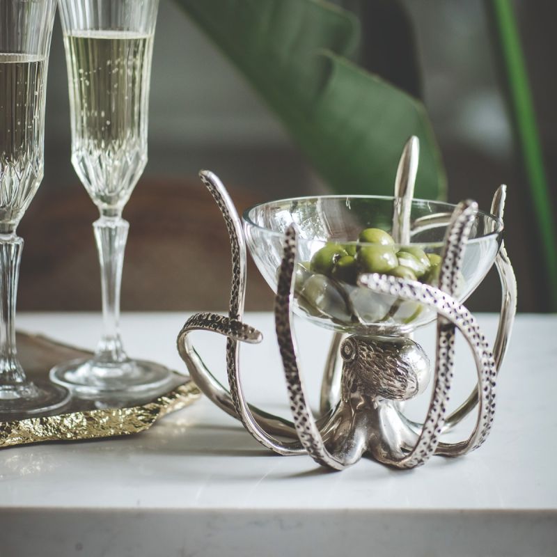 Culinary Concepts Mini Octopus Stand & Glass Bowl