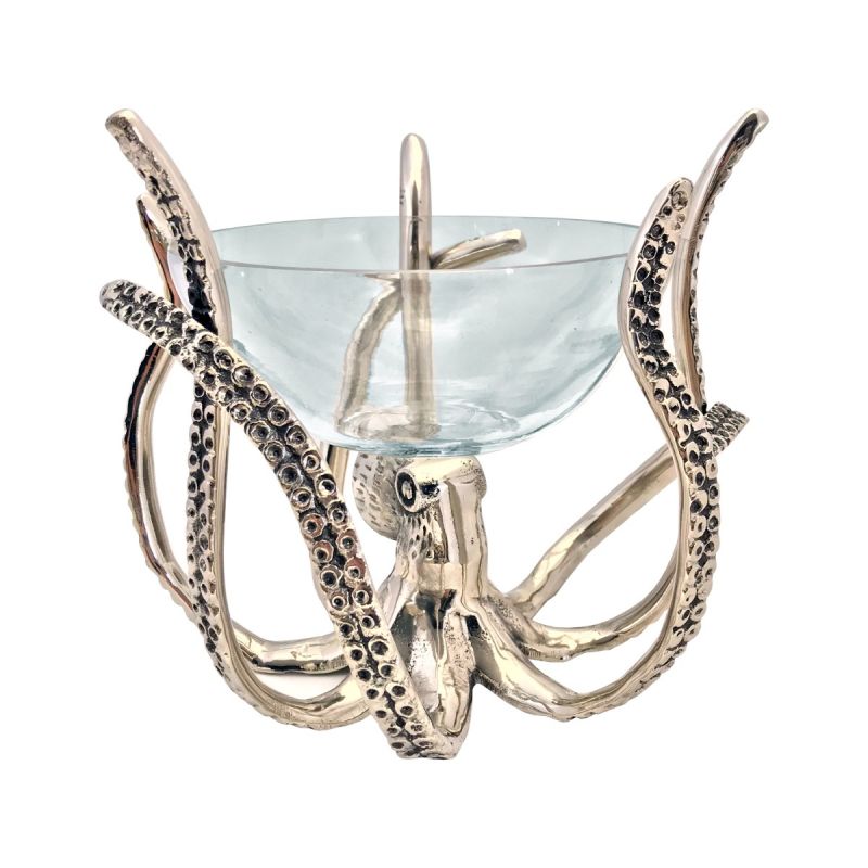 culinary concepts Mini Octopus Stand & Glass Bowl