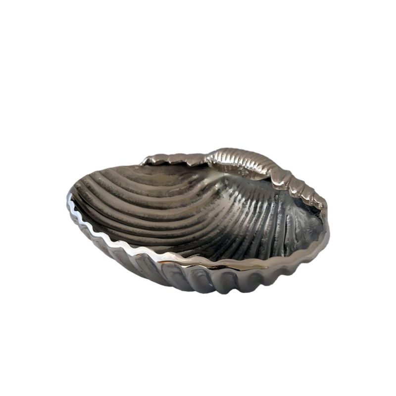 Culinary Concepts Nickel Finish Shell Dish - Small