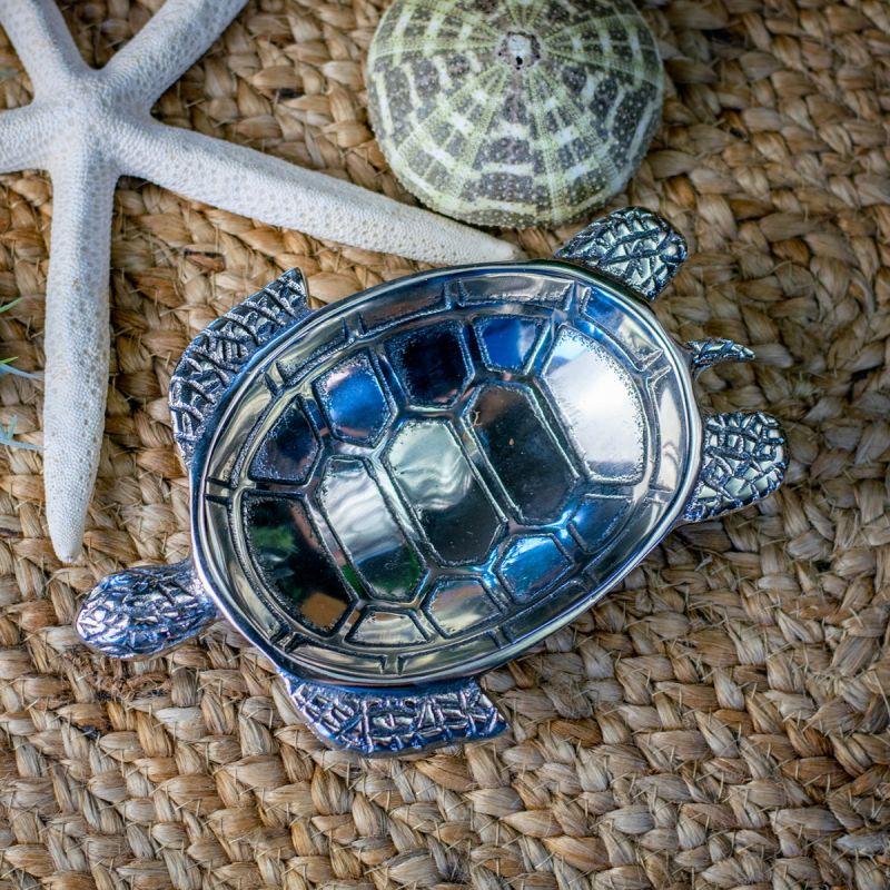 Culinary Concepts Nickel Finish Turtle Dip Bowl