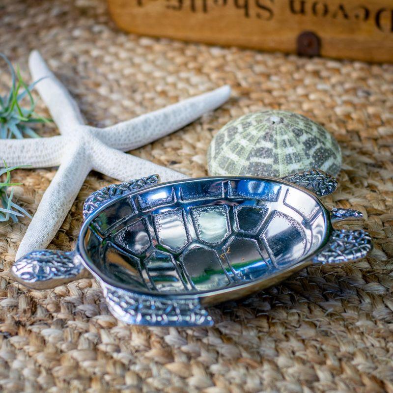 Culinary Concepts Nickel Finish Turtle Dip Bowl