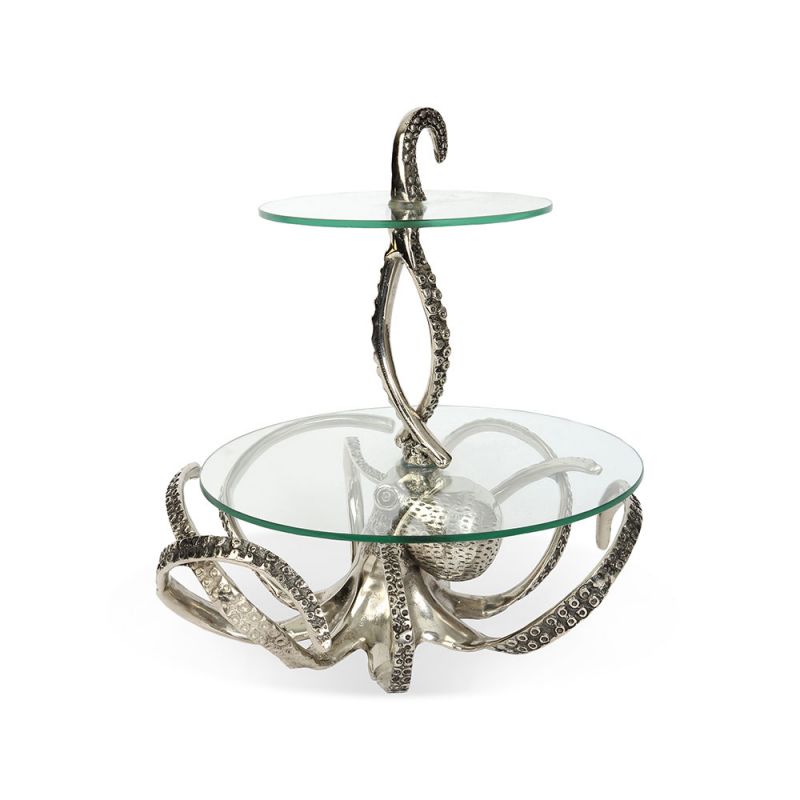 Culinary Concepts Octopus Two Tier Cake Stand