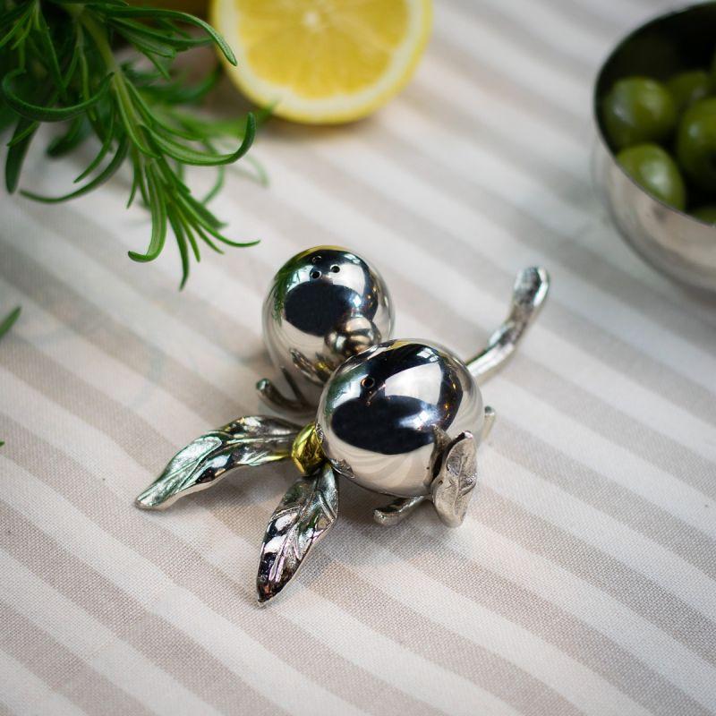 Culinary Concepts Olive Salt And Pepper Cruet Set