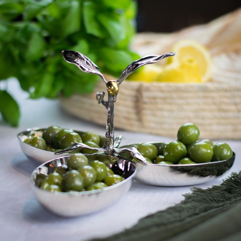 Culinary Concepts Olive Three Section Serving Dish