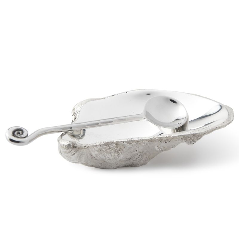 culinary concepts Oyster Shell with Spoon
