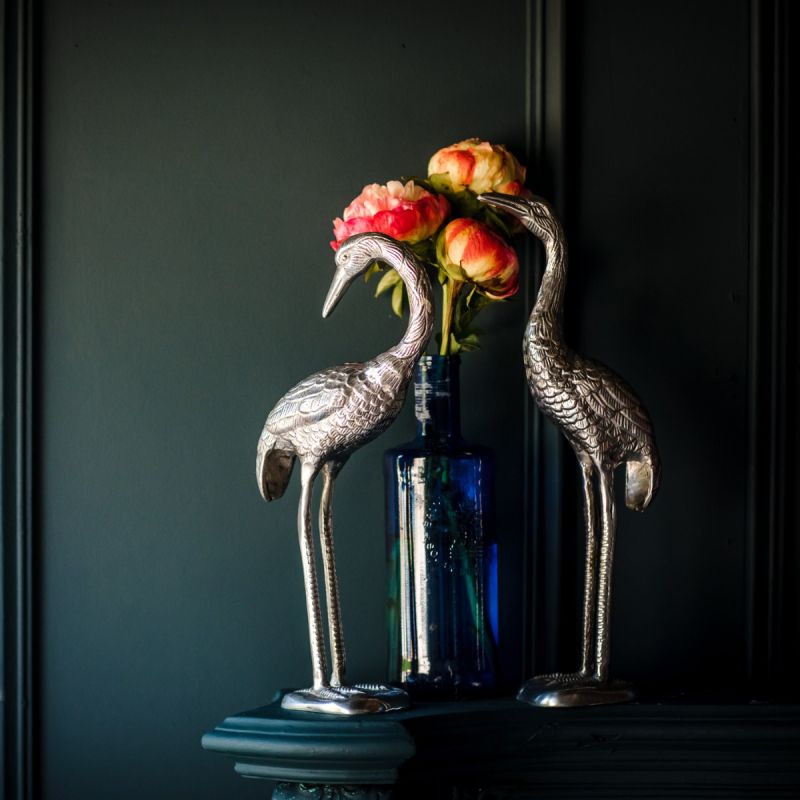 Culinary Concepts Pair Of Crane Ornaments