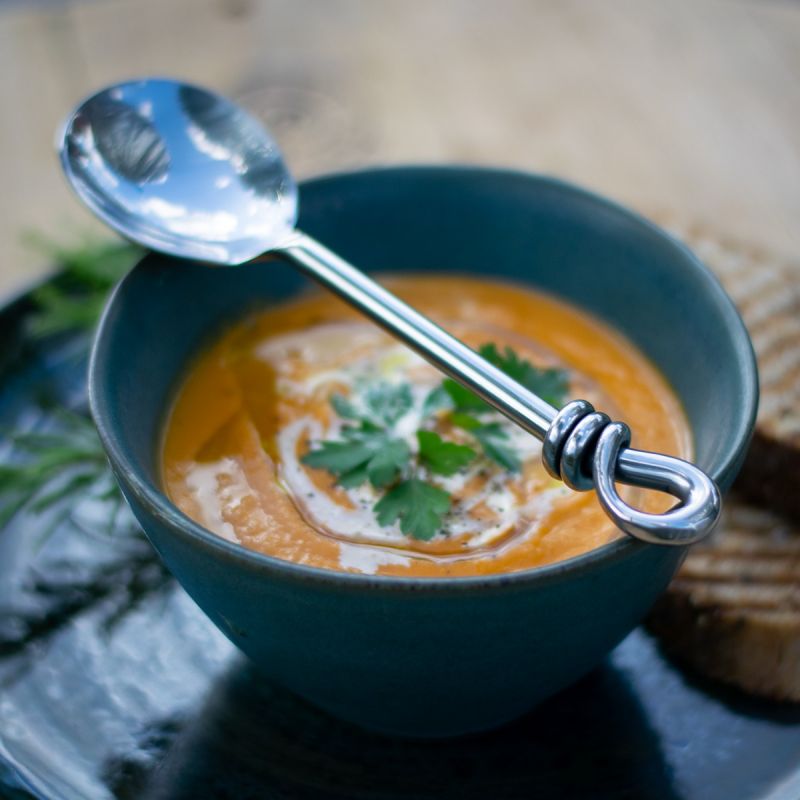 Culinary Concepts Polished Knot Soup Spoon