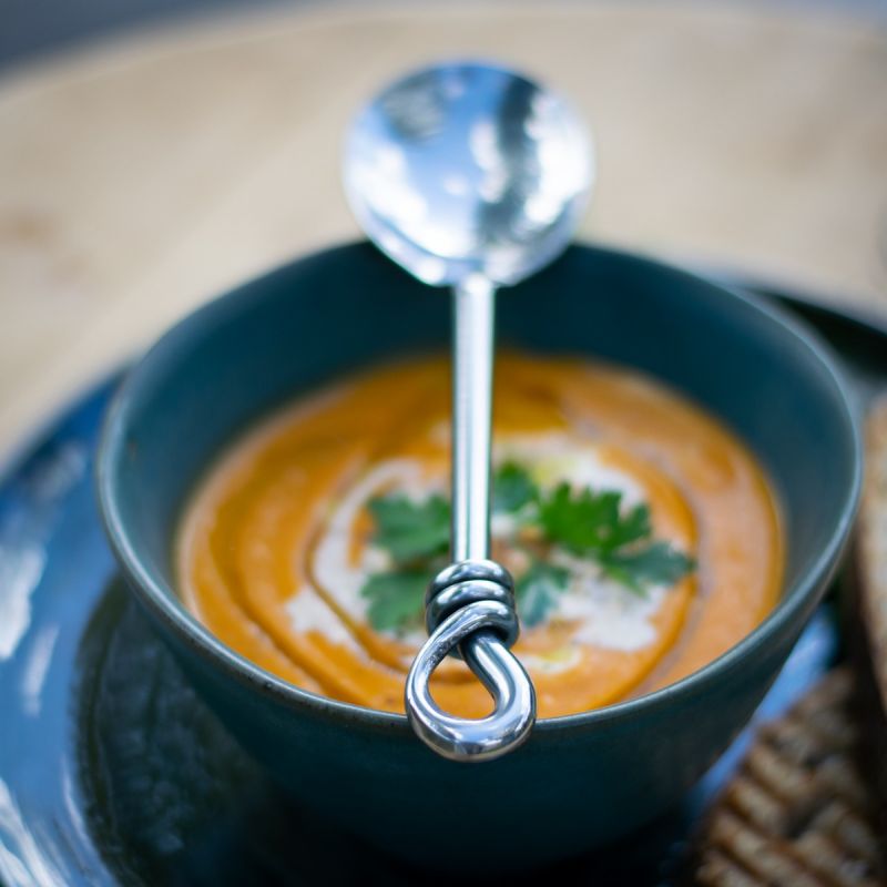 Culinary Concepts Polished Knot Soup Spoon