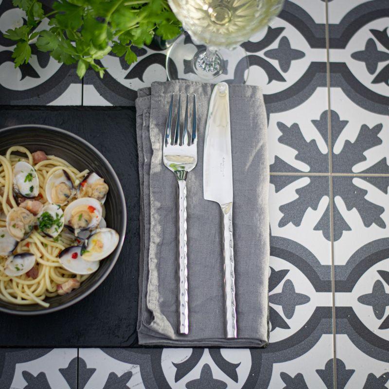 Culinary Concepts Round Hammered Dinner Fork