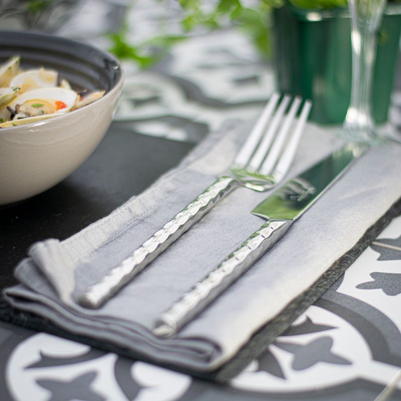 Culinary Concepts Round Hammered Dinner Fork