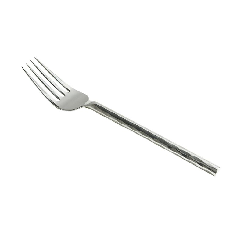 culinary concepts Round Hammered Dinner Fork