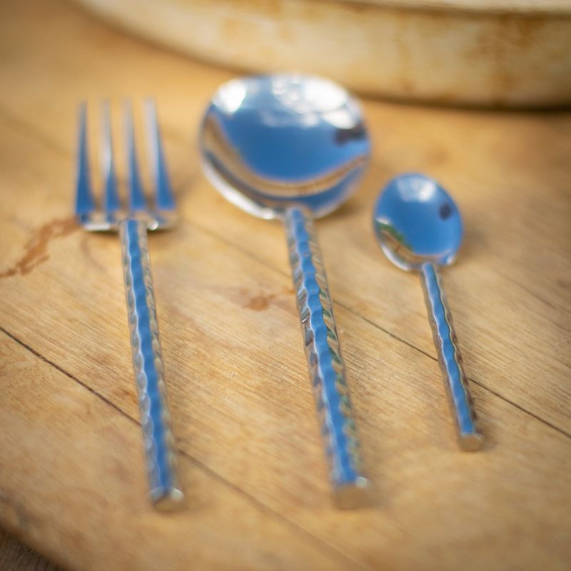 Culinary Concepts Round Hammered Soup Spoon