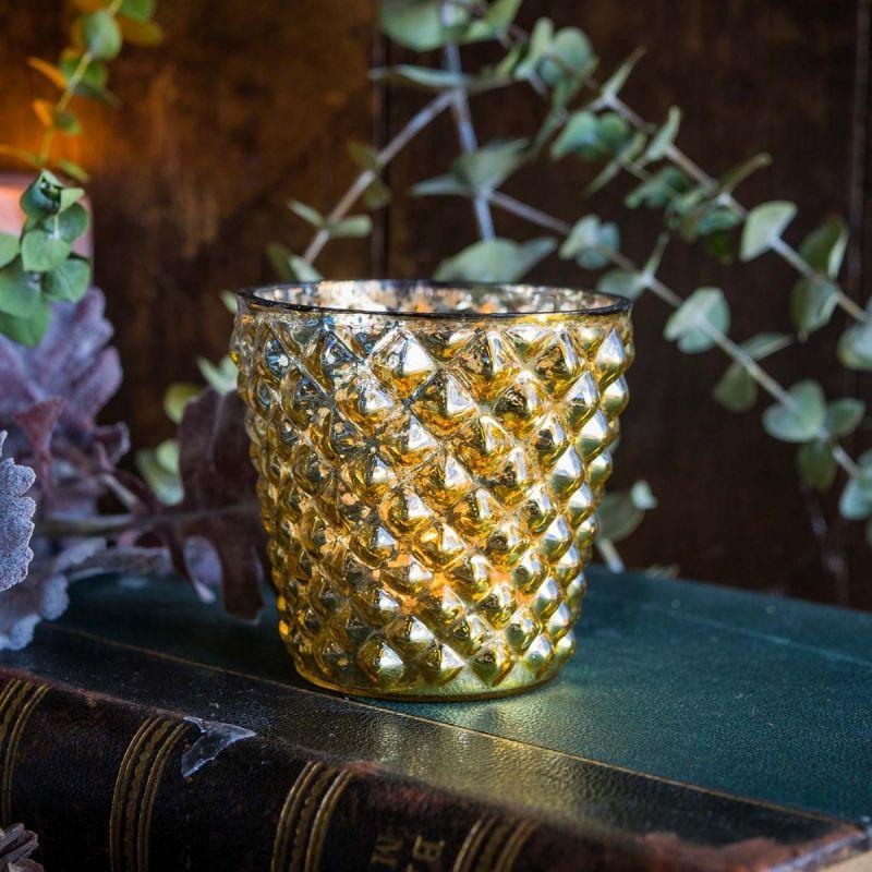 Culinary Concepts Small Bubble Votive - Gold