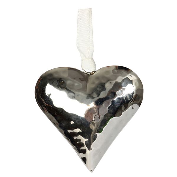 culinary concepts Small Hammered Heart Decoration
