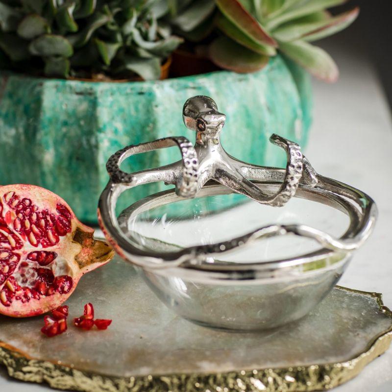 culinary concepts Small Octopus Glass Bowl
