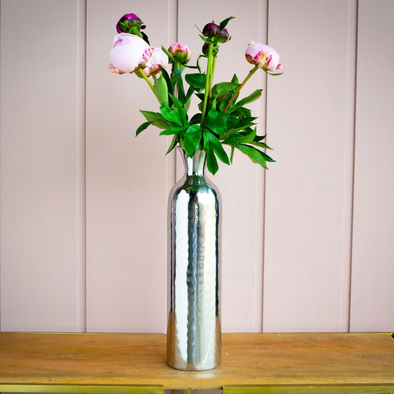 Culinary Concepts Small Silver Tulip Vase