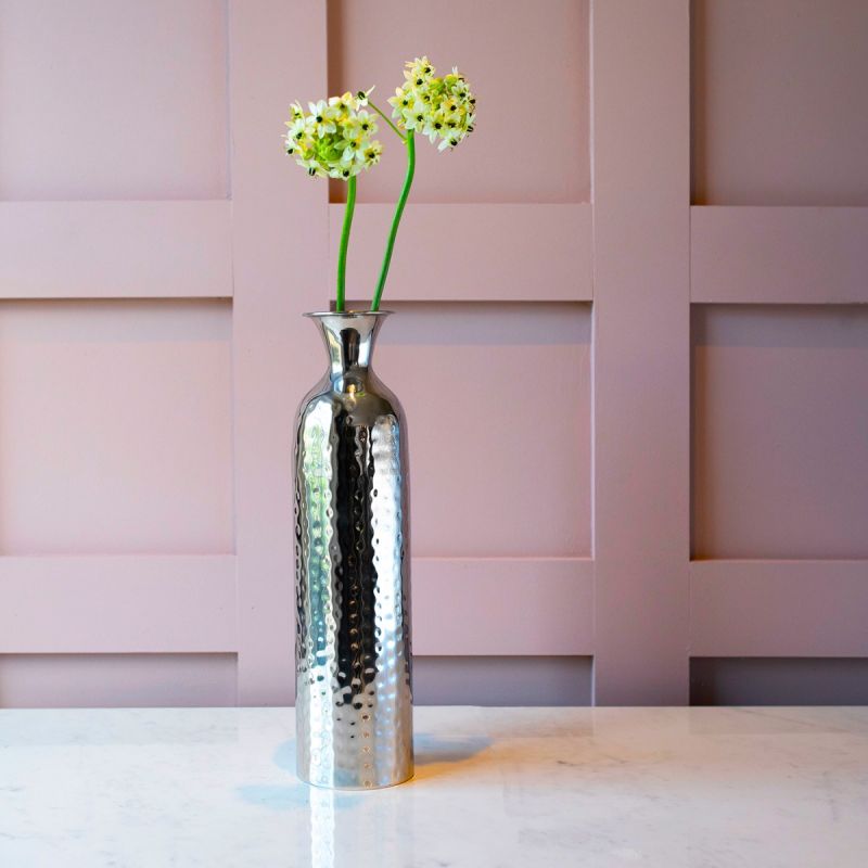 Culinary Concepts Small Silver Tulip Vase