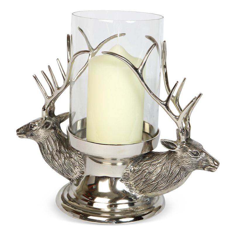 Culinary Concepts Stag Head Hurricane Lantern