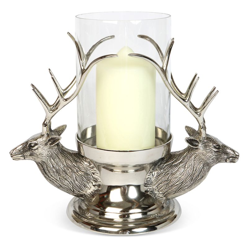 Culinary Concepts Stag Head Hurricane Lantern