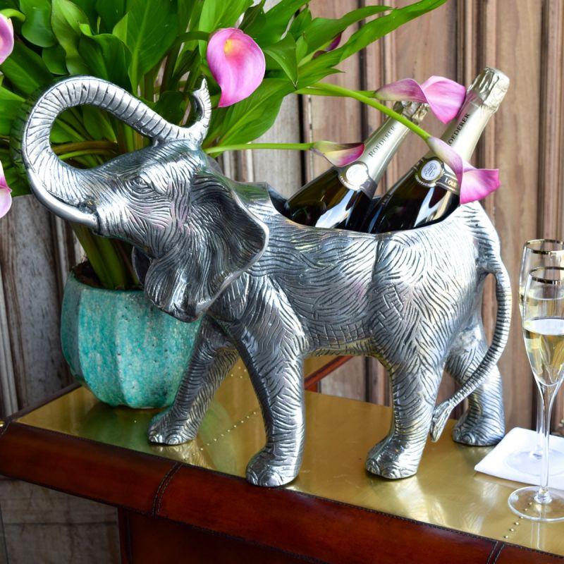 Culinary Concepts Standing Elephant Bottle Holder