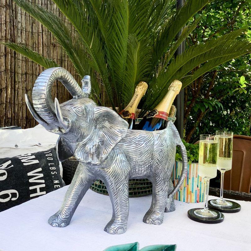 Culinary Concepts Standing Elephant Bottle Holder