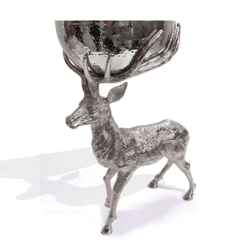 culinary concepts Standing Stag with Hammered Bowl