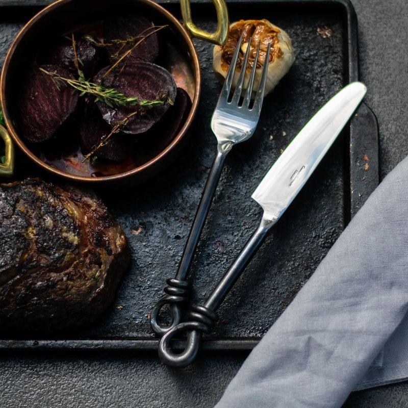 Culinary Concepts Unpolished Knot Dinner Fork