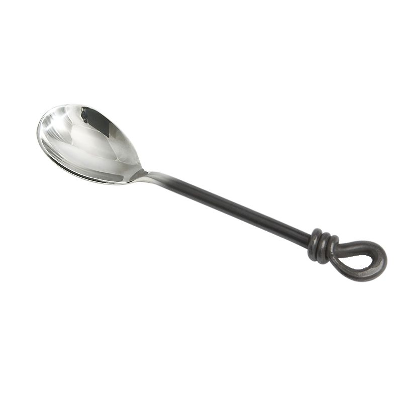 culinary concepts Unpolished Knot Large Tea Spoon