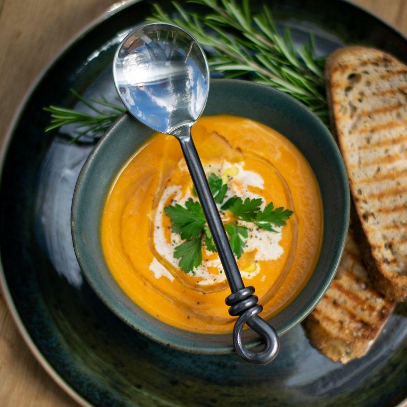 Culinary Concepts Unpolished Knot Soup Spoon