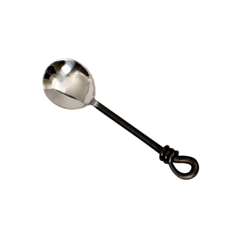 culinary concepts Unpolished Knot Soup Spoon