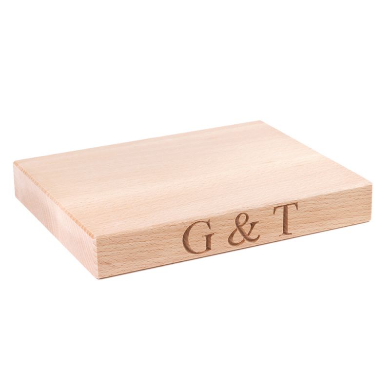 culinary concepts Wooden Chopping Board Small - 'G & T'