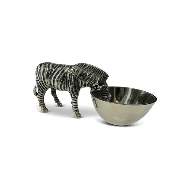 culinary concepts Zebra Nibbles Bowl - Nickel Finish