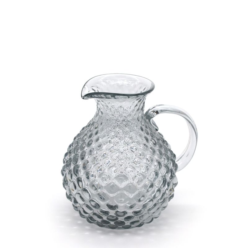 culinary concepts Diamond Pattern Clear Glass Jug - Small