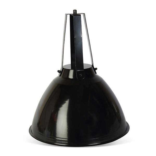 culinary concepts Domed Industrial Hanging Light - Black