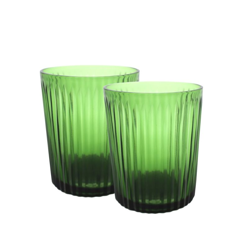 culinary concepts Emerald Glass Tumblers - Set of Two