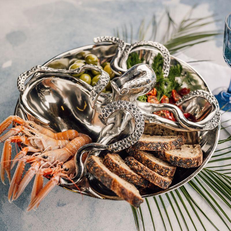 Culinary Concepts Four Section Server Octopus Plate