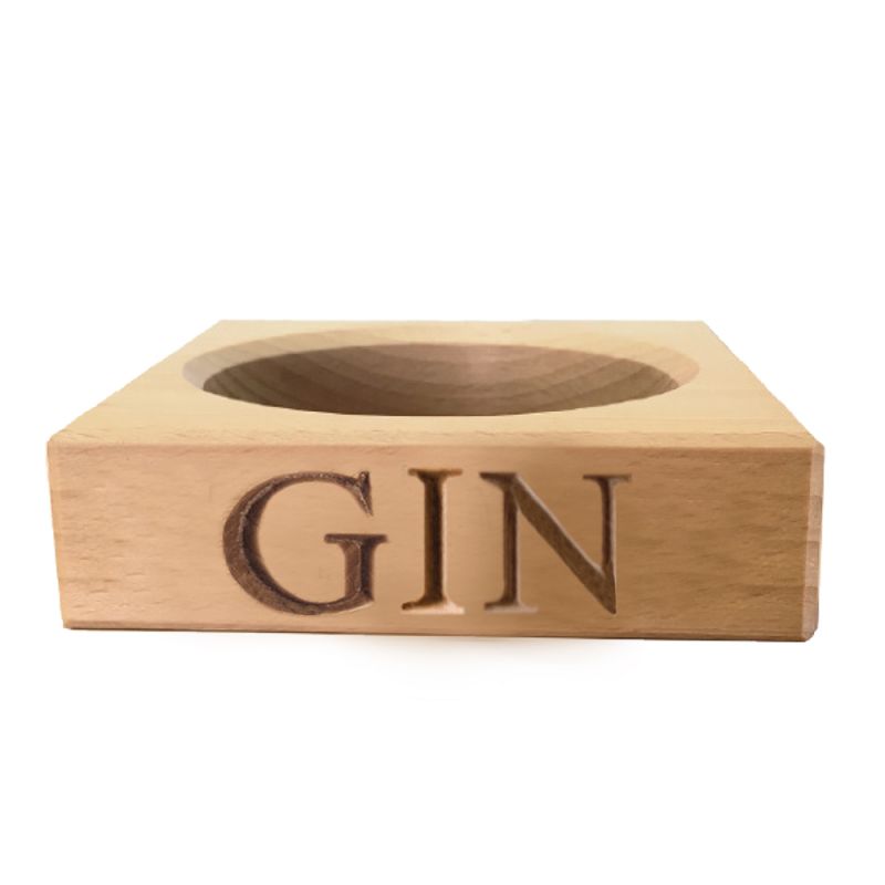 culinary concepts 'Gin' Beech Wood Single Bottle Stand